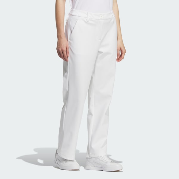 96】春夏 アディダス ゴルフ STRETCH エンボスプリント パンツ 白 96