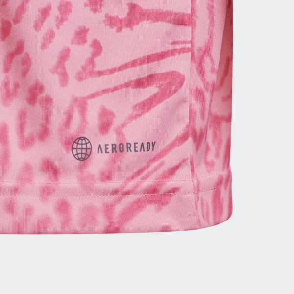 Rosa AEROREADY Sport Icons Animal Print T-skjorte CO441