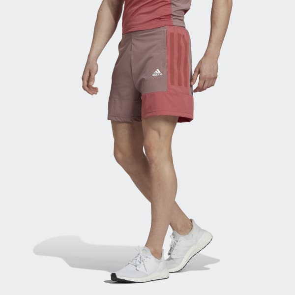 Fioletowy Training Colorblock Shorts BVS49