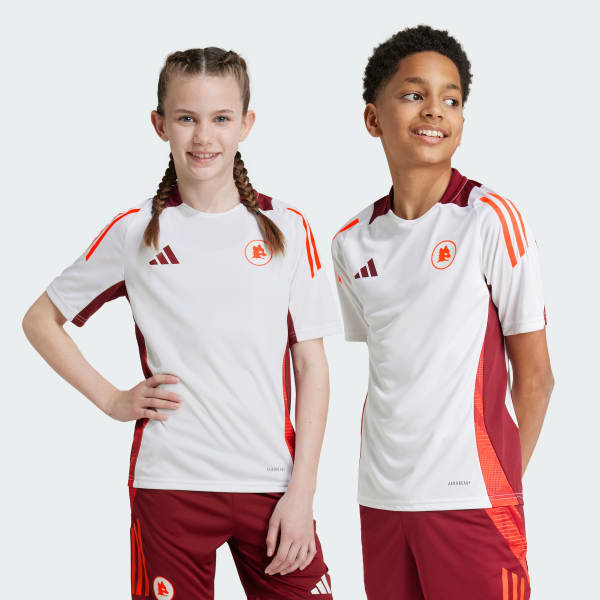 Bianco Maglia da allenamento Tiro 24 Competition Junior AS Roma