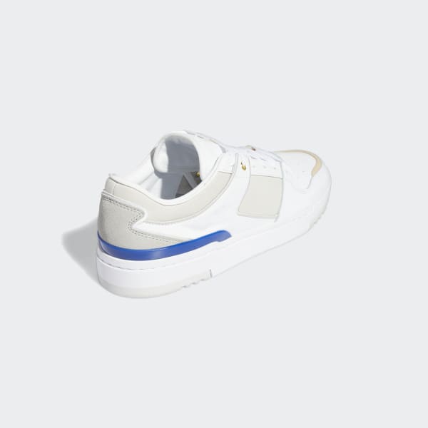 White Forum Luxe Low Shoes