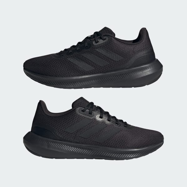 adidas Runfalcon 3 Cloudfoam Low Running Shoes - Black