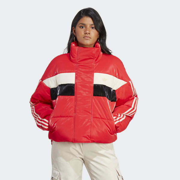 cuchara artillería usuario adidas Ski Chic Puffer Jacket - Red | Women's Lifestyle | adidas US