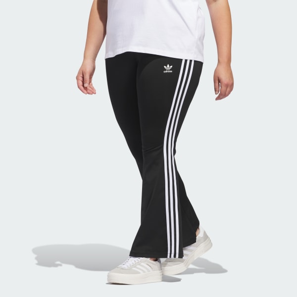 adidas Adicolor Classics 3-Stripes Leggings (Plus Size) - Black