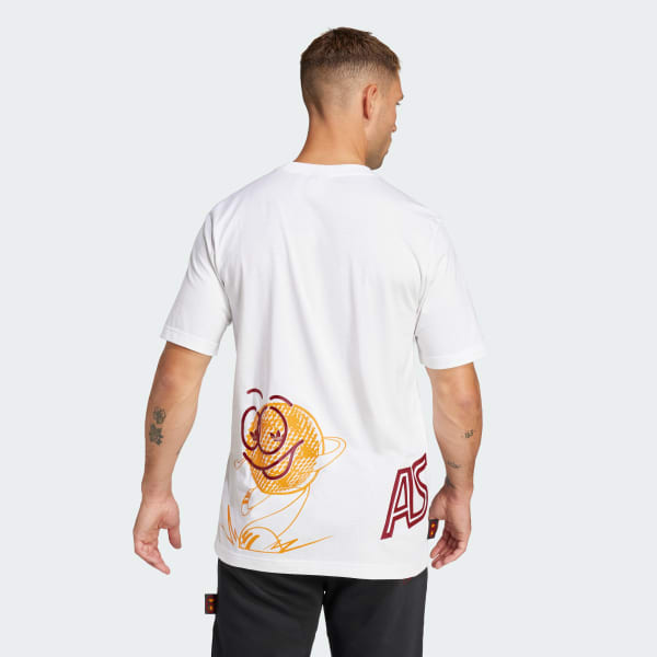 Λευκό AS Roma Graphic Tee
