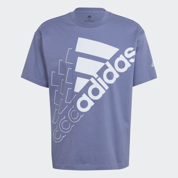 Roxo Camiseta Essentials Logo (Gênero Neutro) IZA16