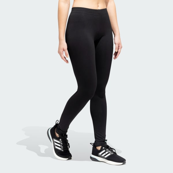 Black Bold Logo Leggings