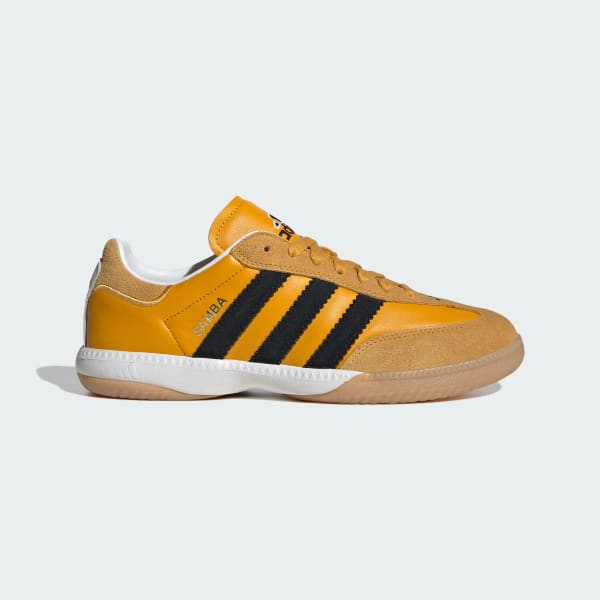 Adidas samba black yellow sales