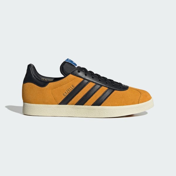 Black and orange adidas gazelle discount