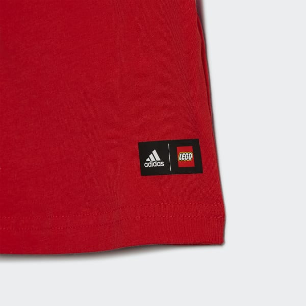 Red adidas x Classic LEGO® Tee and Pants Set CN079