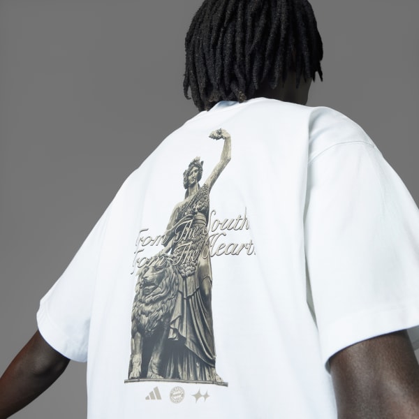 adidas FC Bayern BSTN Adicolor Contempo Tee - White | adidas