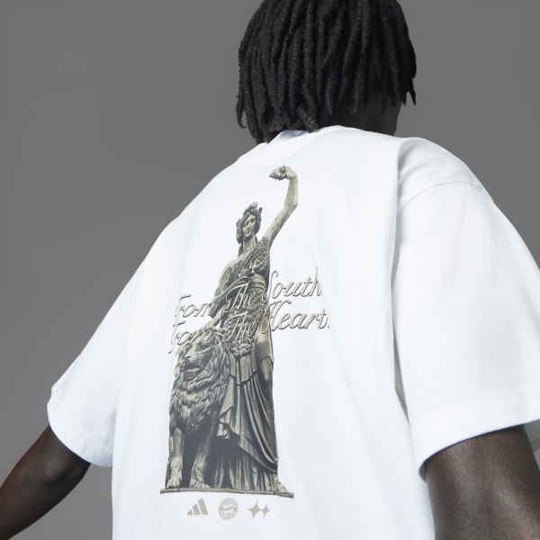 ★★Adairs★★ FC Bayern BSTN Adicolor Contempo Tee JF0575 2025-26 Bayern Munich adidas x BSTN Adicolor Contempo Tee