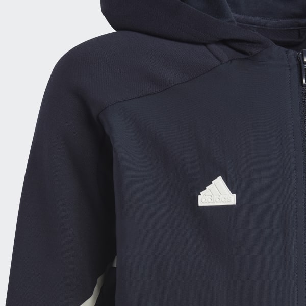 Blau Designed for Gameday Kapuzenjacke