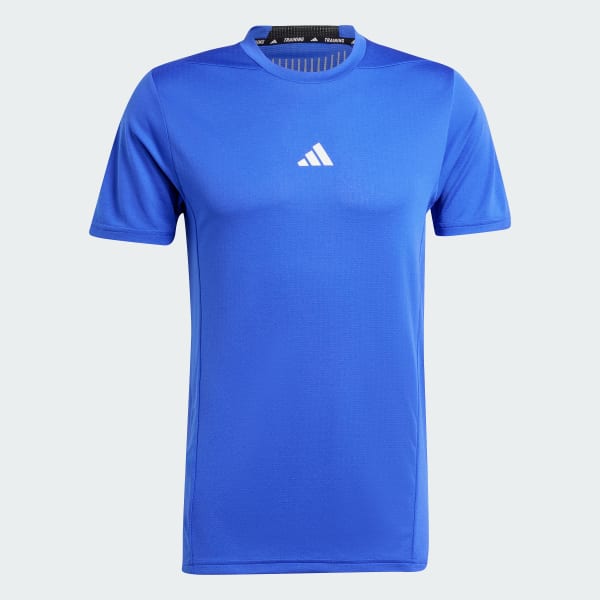 Blu T-shirt Designed for Training HIIT Workout HEAT.RDY