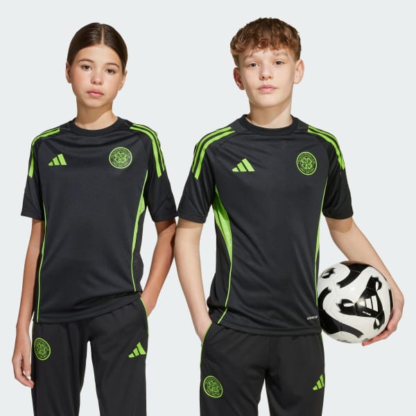 Schwarz Celtic FC Tiro 25 Competition Kids Trainingstrikot