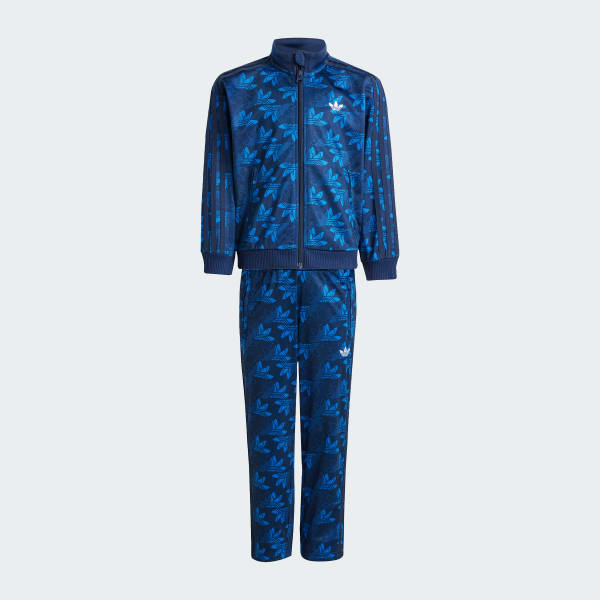 Biru Track Suit Monogram AOP Firebird Anak