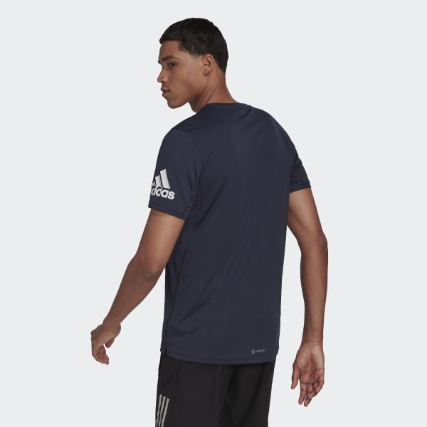 Blue RUN IT TEE 