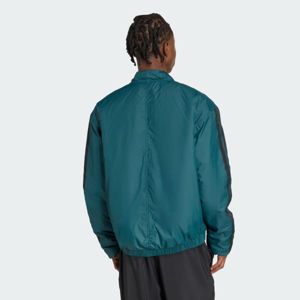 Verde Chamarras bómber aislantes Essentials con CLIMAWARM y las 3 Franjas