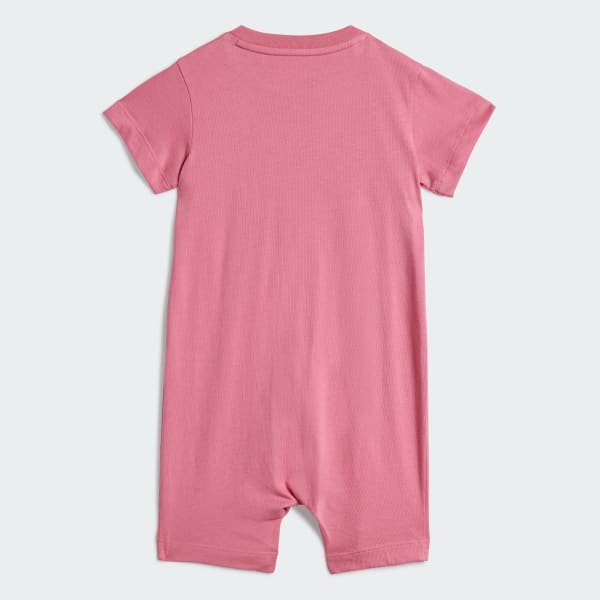 Rose Ensemble à offrir grenouillère et bonnet