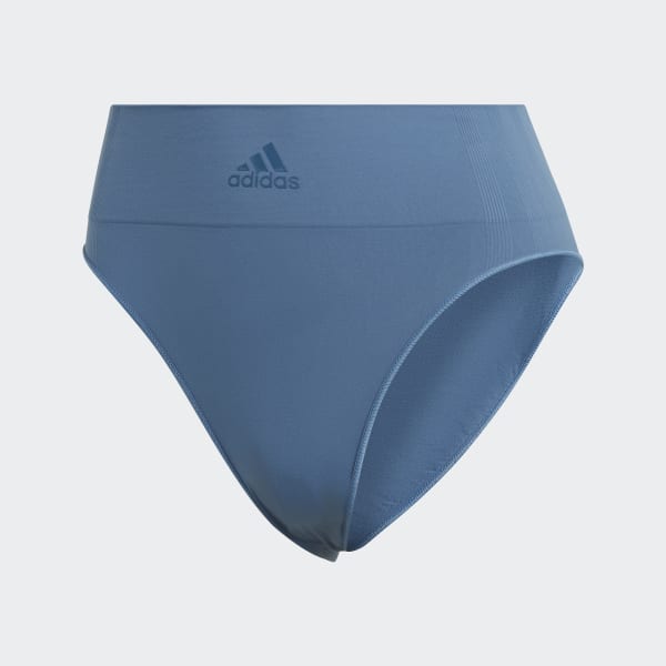Blue Active Seamless Micro-Stretch Hi-Leg Underwear HPO50