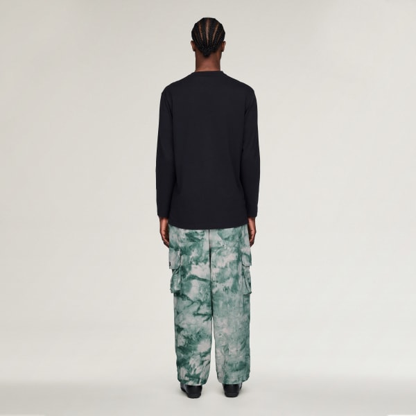 multicolore PANTALON DROIT IMPRIMÉ INTÉGRAL Y-3 UT