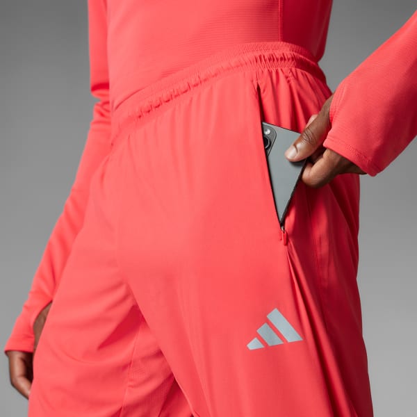 adidas 陸上用パンツ J/L 赤/黒 alpen-group_3809570114