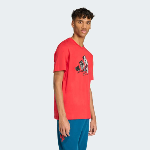 Rojo Camiseta adidas ©Marvel Spider-man Logo