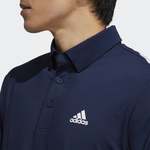 Blue AEROREADY 3-Stripes Polo Shirt TA737