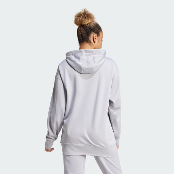 Gris Sudadera con capucha AEROREADY Game and Go Fleece