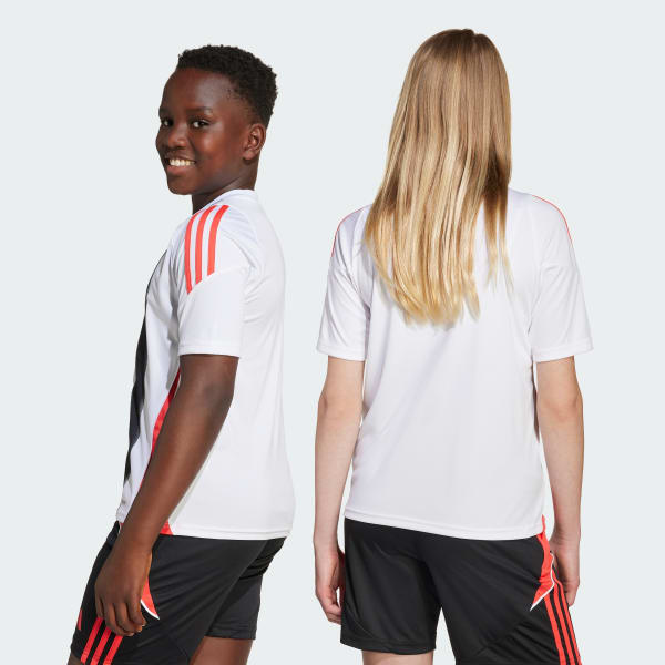 White Messi Training Jersey Kids