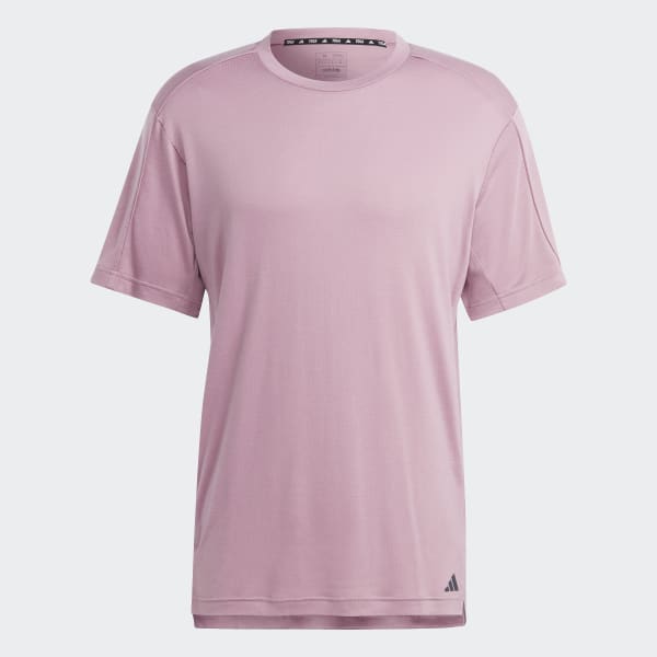 Rosado Polo de Entrenamiento Yoga