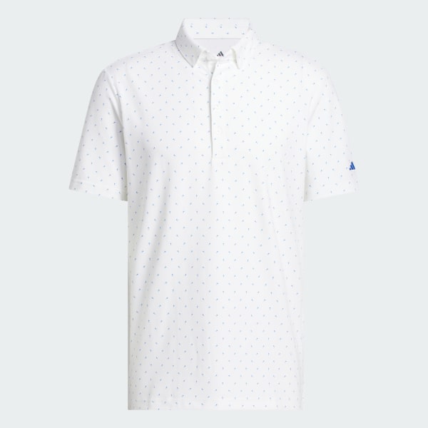 White ULTIMATE365+ MICRO PRINT POLO SHIRT