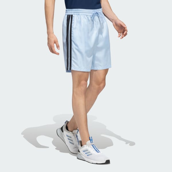 Blue 3 Stripes Chelsea Shorts