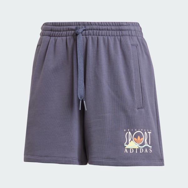 Mau-xanh-da-troi Quần Short Graphic adidas Sport
