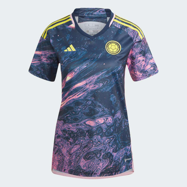 Colombia National Team adidas Women's DNA T-Shirt - Yellow