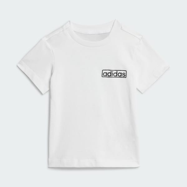 Negro Conjunto de Shorts y Playera Adibreak Niños