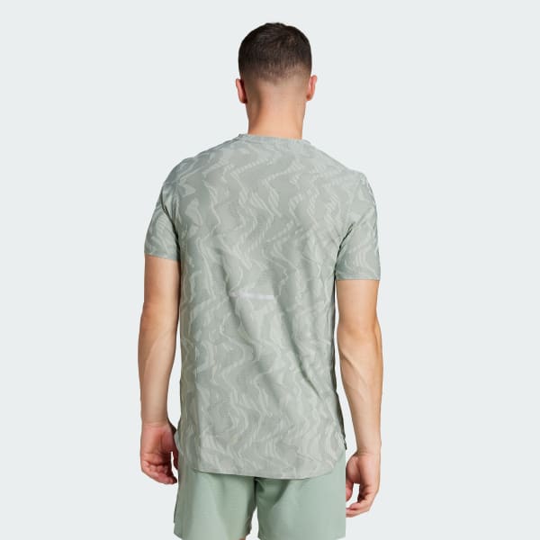 Verde Playera Ultimate Running Engineered CLIMACOOL+