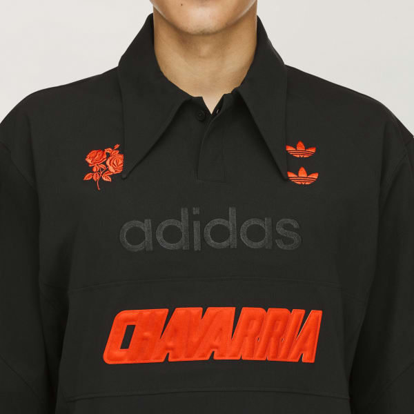adidas Willy Chavarria Polo Shirt - Black | Free Shipping