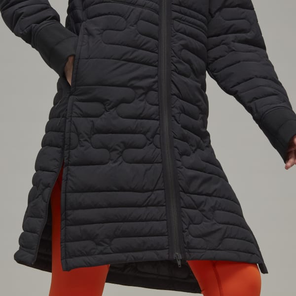 Svart Y-3 Classic Liner Long Parka