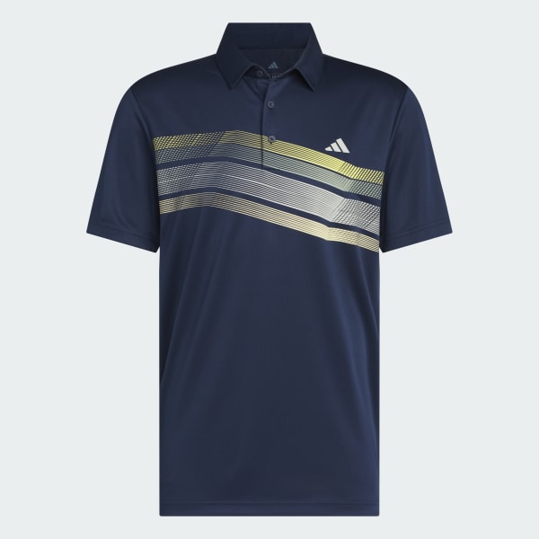 Blue Core Chest Stripe Polo Shirt