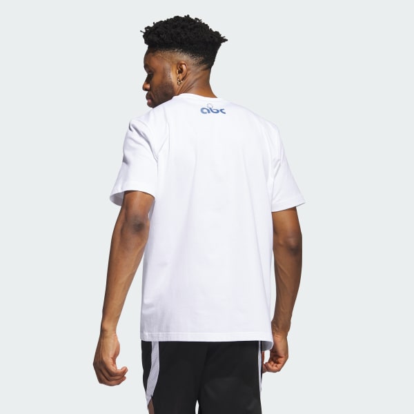 White Summer Camp ABC Tee