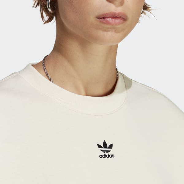 Beige Felpa adicolor Essentials Crew