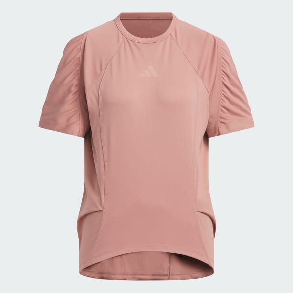 ピンク LUXFLOW スポーツ リラックスTシャツ