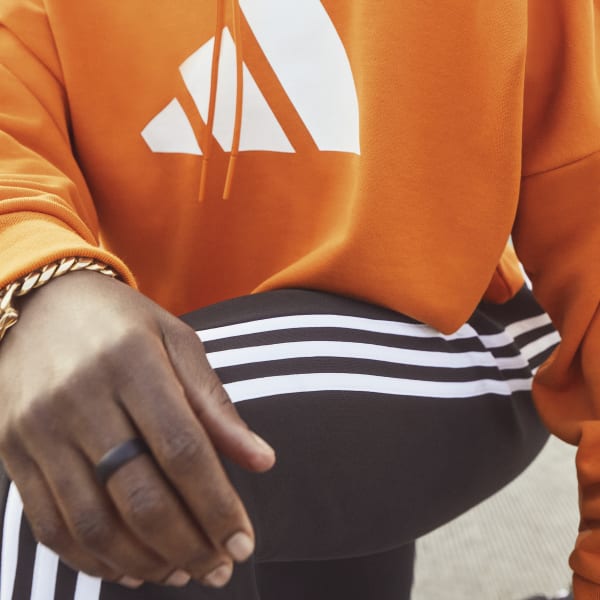 Zwart adidas Sportswear Future Icons 3-Stripes Flare Tracksuit Bottoms EKT23
