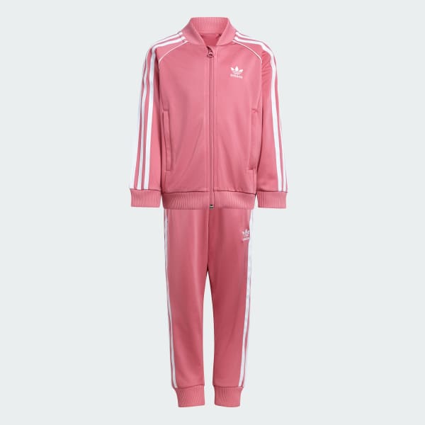 Adidas originals pink tracksuit clearance