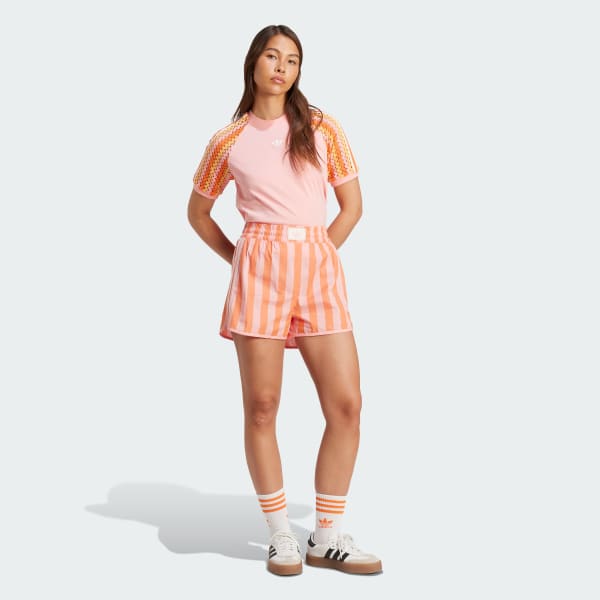 ruzová Tričko adidas Originals Summer Glow Cali