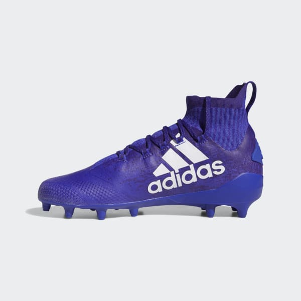 youth purple football cleats