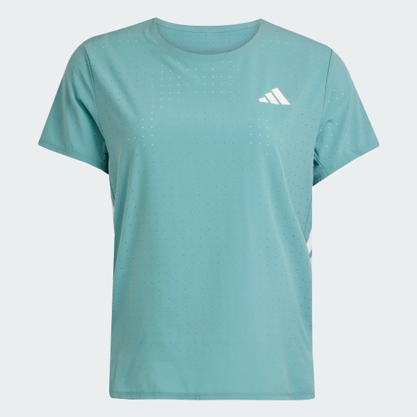 adidas Adizero Running Tee - Turquoise | Free Shipping with