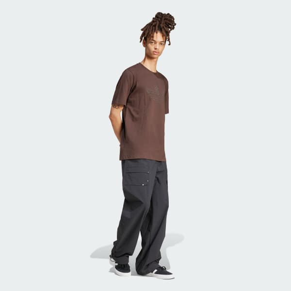 Brown adidas Originals Tee