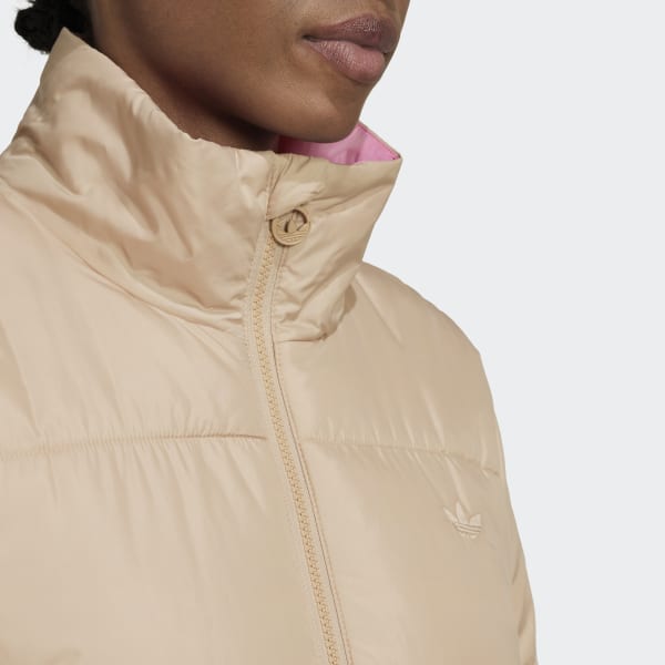 bézová Bunda Short Puffer ZG542